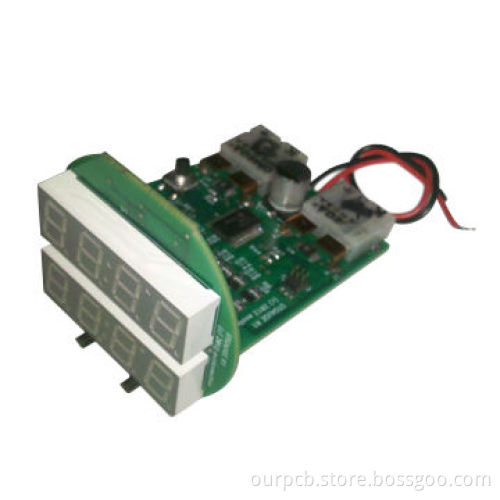 LCD Display Assembly, Wire Connection, 2-PCB soldered together